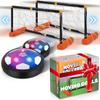 Hover Soccer Ball - Indoor Soccer Ball, Indoor Flying Toy Games (2 Floating Disks + 2 Floating Gliding Goals) Boy Birthday Gifts, Indoor Silent Game | 4 in 1 Pack view 1
