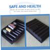 CORHAD 2pcs Plastic Poker Chip Tray for Storage Thick Poker Chips Holder Compact Design for Tidy Tabletop for Gaming Accessories Easy to Carry and Store view 4