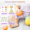 FHRILEK Ball Pit Balls-Star Ball Pit Balls for Kids,Plastic Balls for Ball Pit, Crush Proof Play Balls BPA Free Non-Toxi (Multicolor Stars, 200PCS) view 3