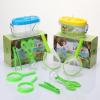Halloscume 2 Sets Bug Catcher Kit Outdoor Toy Gift for Kids Outdoor Explorer Kit Kids Bug Catching Kit Insect Bug Habitat with Magnifying Glass, Tweezers, Bug Catcher and Net for Science Exploration view 4