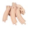 Wooden Train Track Set for Toddlers Assembly Kit Building Toys Educational DIY Wooden Train Track Expansion Pack (Pack A) view 1