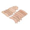 Wooden Train Track Set for Toddlers Assembly Kit Building Toys Educational DIY Wooden Train Track Expansion Pack (Pack A) view 2