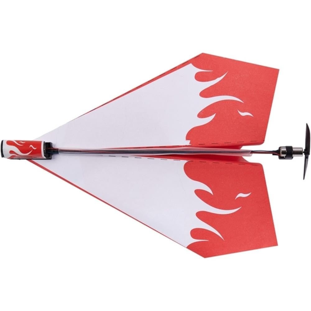 for 1 Set Electric Motor Paper Airplane Model DIY Electronic Flying Plane Kids