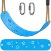 BeneLabel Heavy Duty Swing Seat with Adjustable Height Rope from 4.2ft to 6.7ft Playground Swing Seats for Kids and Adults Blue 600 LB Weight Capacity view 1