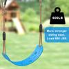 BeneLabel Heavy Duty Swing Seat with Adjustable Height Rope from 4.2ft to 6.7ft Playground Swing Seats for Kids and Adults Blue 600 LB Weight Capacity view 3