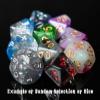 Leftover Dice - Mixed Random Set of 10 x D10 | Sir GameAlot Resin and Acrylic | Dungeons and Dragons (D&D) and Other Role Playing Games (RPG) (D10 (10 x10-sided)) view 2