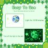 965 PCS Glow in The Dark Stars and Earth for Ceiling, Luminous Stars and Planet Wall Decals, Kids Room Decor, Glowing Galaxy Wall Stickers for Nursery Decorations (Green) view 4