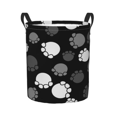 Foruidea Footprint Laundry Basket,Laundry Hamper,Collapsible Storage Bin, Oxford Fabric Clothes Baskets,Nursery Hamper For Home,Office,Dorm,Gift Basket
