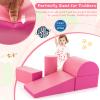 Costzon 5 Pieces Climbing Toys for Toddlers, Soft Foam Block Play Structures Infants Climbers for Child Development, Waterproof Kids Climbing Toys Indoor for Preschool Baby view 3