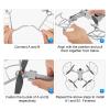4Pcs RC Propeller Protector, Multi Arched Structure Buckle Design Propeller Guard for Mini 4 Pro view 2