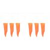 BESTonZON 6 Pcs Carrot Nose Carrots Diy Christmas Snowman Ornaments Snowman Making Props Snowman Prop Diy Christmas Snowman Nose Snowman Diy Material Carnival Accessory Set Portable Vinyl view 1