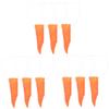 BESTonZON 9pcs Snowman Decor Lightweight Clown Noses for Cosplay Stage Performance Halloween Xmas Dress-up view 1