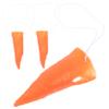 BESTonZON 9pcs Snowman Decor Lightweight Clown Noses for Cosplay Stage Performance Halloween Xmas Dress-up view 3