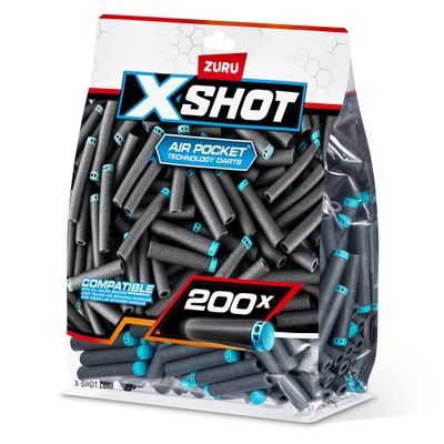 XSHOT X-Shot Dart Big Refill - 200 Darts Refill Pack - Blaster Action Accessories