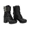 1:6 Scale Boot High Heeled Shoes for 12inch Women Figures Dress Up Doll Model Accessories, Black, 3cm view 2