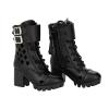 1:6 Scale Boot High Heeled Shoes for 12inch Women Figures Dress Up Doll Model Accessories, Black, 3cm view 4
