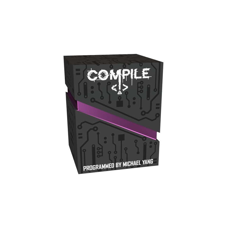 Greater Than Games: Compile: Main 1 - Area Control Strategy Card Game, Play As Competing Artificial Intelligence, Ages 14+, 2 Players, 20 Min