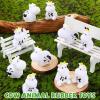 Sonwyoung 48 Pcs Rubber Cow Bulk Baby Bath Toy Squeak Floating Animal Rubber Animals Swimming Bathtub Toy Figures Decorations for Birthday Cake Wedding Decor Party Favor Supplies view 4