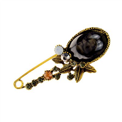 Brooch Women Brooches for Women Resin Bead Brooches for Women Jewelry for Sweater Vintage Fashion Accessories Fashion Jewelry Fashion Brooch, One Size, Agate