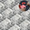 ASTEM Red Light-Up-Bricks Accessories Kits, 2x3 Classic Transparent LED Light Brick Pack, 6PCS Parts Building-Blocks Set Toys view 2