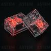 ASTEM Red Light-Up-Bricks Accessories Kits, 2x3 Classic Transparent LED Light Brick Pack, 6PCS Parts Building-Blocks Set Toys view 4