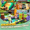 AirMyFun Inflatable Dinosaur Bounce House for Kids 3-8 with Blower  Large Bouncy Castle with Slide, Indoor/Outdoor Toddler Jumping Castle for Backyard & Birthday Fun view 3