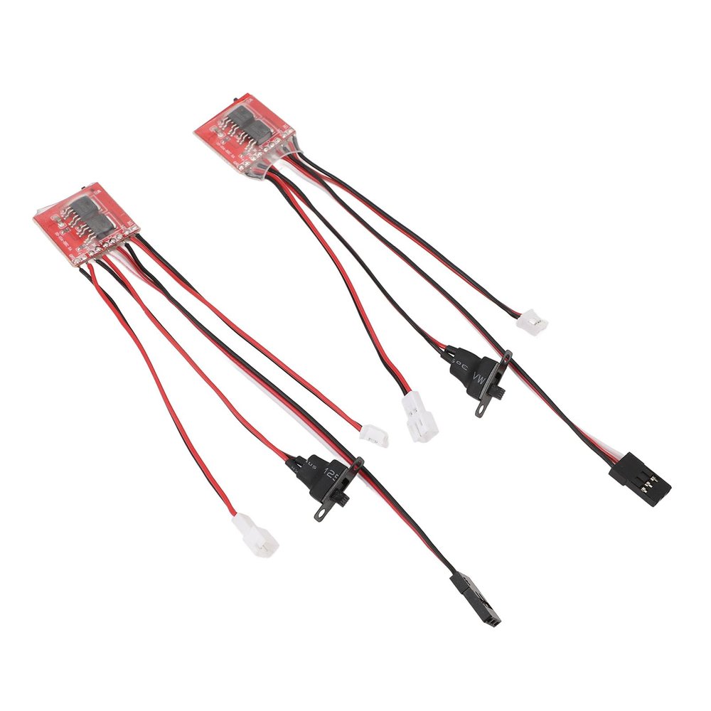 Brushed Electric Speed Controller, 30A RC Brushed ESC for DIY Mini RC Car or Boat w Brake, Two Way RC Brushed Motor Speed Controller for SCX24 1/24, K969 1/24