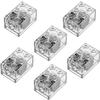 ASTEM Green Light-Up-Bricks Accessories Kits, 2x3 Classic Transparent LED Light Brick Pack, 6PCS Parts Building-Blocks Set Toys view 1