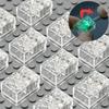 ASTEM Green Light-Up-Bricks Accessories Kits, 2x3 Classic Transparent LED Light Brick Pack, 6PCS Parts Building-Blocks Set Toys view 2