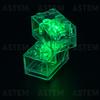 ASTEM Green Light-Up-Bricks Accessories Kits, 2x3 Classic Transparent LED Light Brick Pack, 6PCS Parts Building-Blocks Set Toys view 4