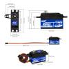 12kg Low Profile Servo RC Digital Servo High Torque Full Metal Gear & Steering Servo Arm for 1/10 RC Car Tamiya Kyosho On-Road Touring Drift Car view 2