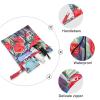 Wajiw 2pcs Wet Dry Bags Waterproof Reusable Wet Dry Bags for Travel,Dirty Gym Clothes and Toiletries,Flower Painting view 4