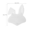 DEARMAMY 4pcs Unpainted Animal Masks for Women Masquerade Props Cute Blank and Designs for Carnival Halloween and Birthday Parties view 4