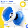CHEE MONG MD01 Chinese yoyo for Kids and Adults, Professional Triple Bearing Diabolo, 5Size Diabolo Yoyo Toy with 2 Carbon Sticks, 2 Strings, 1 Drawstring Bag (Blue White) view 2