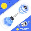 CHEE MONG MD01 Chinese yoyo for Kids and Adults, Professional Triple Bearing Diabolo, 5Size Diabolo Yoyo Toy with 2 Carbon Sticks, 2 Strings, 1 Drawstring Bag (Blue White) view 4