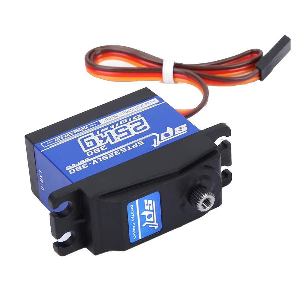 1500s 330hz 360 Continuous Rotation SPT5525LV-360 25KG Digital Servo RC Robot