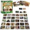 gisgfim 50 Pairs Memory Matching Game Wild Animals Concentration Memory Card Matching Games view 1