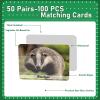 gisgfim 50 Pairs Memory Matching Game Wild Animals Concentration Memory Card Matching Games view 2