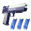 Electric Water Gun for Adults 3 * 60cc High Capacity Rechargeable Automatic Water Guns for Adults & Kids, Water Gun Summer Water Toys Electric Squirt Gun for Beach Pool Swimming Outdoor Party(Blue) view 1