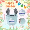 Easter Basket, Eremovd Personalized Easter Basket Bunny Easter Baskets for Kids - Blue view 2