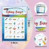 Foosproea Fishing Bingo Cards, Camp Let's Go Fishing Bingo Games for 24 Players, Camping Party Games for Family Friends Large Group Activities, Fishing Party Favors Supplies Decorations(30) view 2