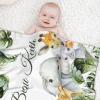 Sweewind Personalized Baby Blanket Personalized Baby Blankets for Girls Boys Custom Baby Blanket for Boys Girls Personalized Baby Girl Gifts Baby Blankets for Girls Customized Baby Blanket view 4