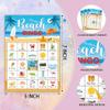 Foosproea Beach Party Bingo Cards, Summer Bingo Games for 24 Players, Pool Party Games for Family Friends Large Group Activities, Beach Party Favors Supplies Decorations(33) view 2