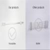 20PCS Bar 1x12 with 1x2 Plate End with Hollow Studs and 1x1 Round Plate End view 3