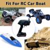 HeelAooRC 2.4G 3CH Remote Control Radio Transmitter with Receiver for 1/10 1/8 RC Car RC Boat view 2