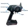 HeelAooRC 2.4G 3CH Remote Control Radio Transmitter with Receiver for 1/10 1/8 RC Car RC Boat view 3