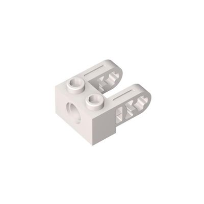 49132 85943 Technic Brick 1x2 with Hole and Dual Beam Extensions, 50 pcs