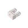 49132 85943 Technic Brick 1x2 with Hole and Dual Beam Extensions, 50 pcs view 1