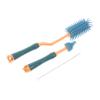 1set Portable Bottle Brush Set for Silicone Cleaning Kit Rotating Straw and Nipple Brushes Multi-Functional Household Tool for Care view 1