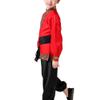 Boys 2 Piece Russian Dance Outfits Performance Costume Traditional Dancewear with Belt, Red, 180cm view 3